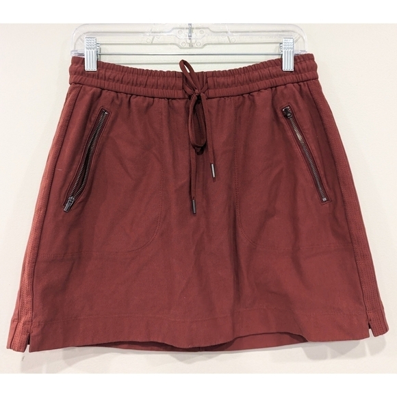 Athleta Farallon Skirt with Zip Pockets in Rust Red Size 4 - Picture 6 of 6